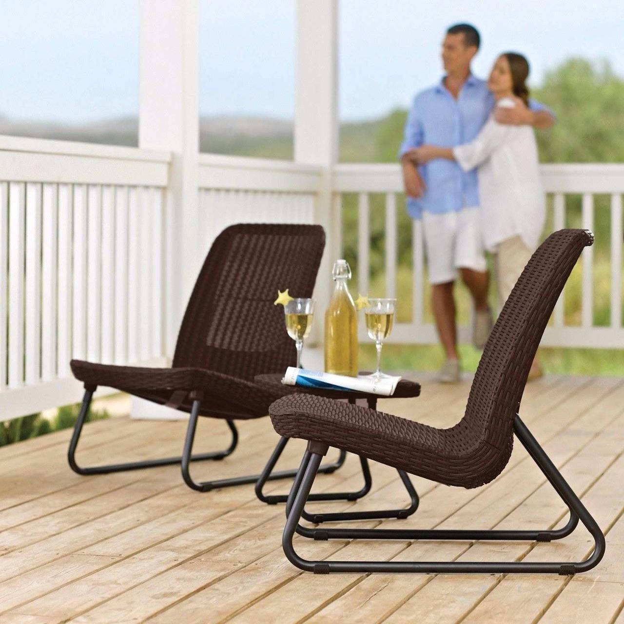 

Набор садовой мебели Rio Patio Set Brown ( коричневый ) из искусственного ротанга