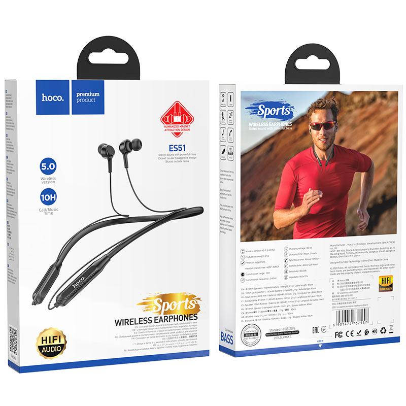 

Наушники вакуумные Bluetooth HOCO ES51 Era SPORT