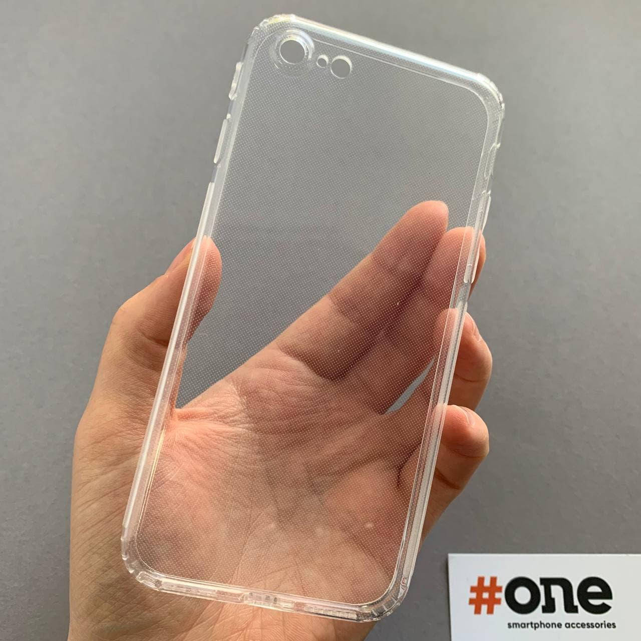 

Чехол для iPhone 8 прозрачный с заглушками силиконовый чехол на телефон айфон 8 прозрачный THN