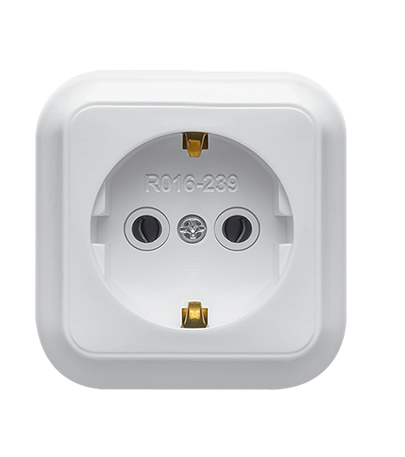 

Розетка одномісна З ЗАЗЕМЛЕННЯМ СЕРІЯ "маглів" ТМ "MARSHEL"