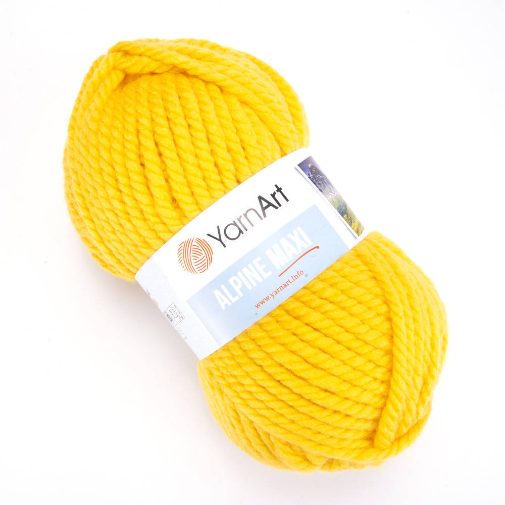 

Yarnart Alpine Maxi № 679 желтый