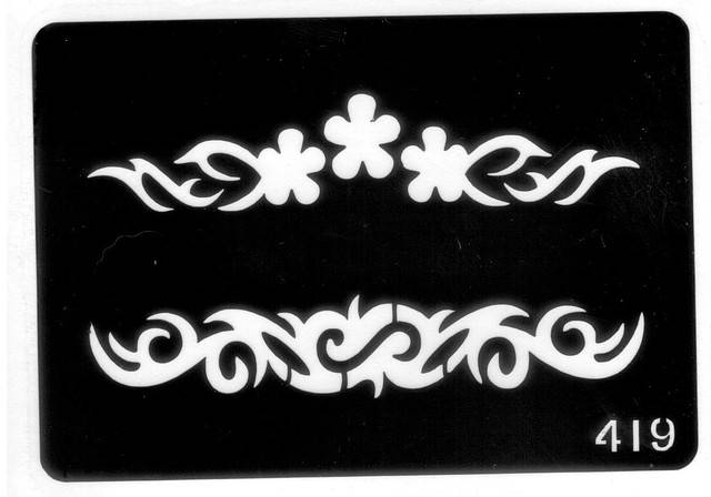 

Трафареты для био-тату (№ 419)