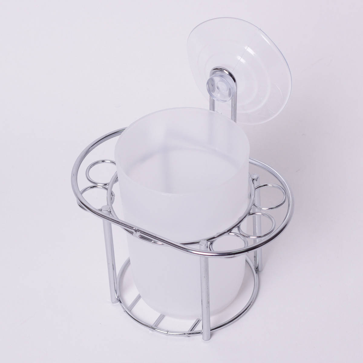 

0236 Стакан для зубных щеток Besser с подставкой навесной 13*12*8см