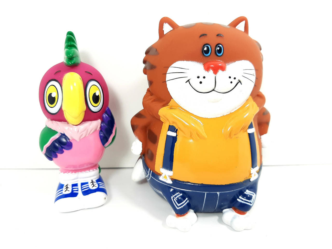 

Резиновые игрушки "Кеша и Кот" GT5979