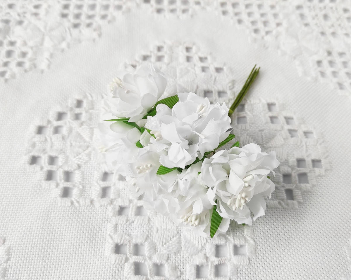 

Хризантема тканевая Ø 35-40 мм. 6 шт