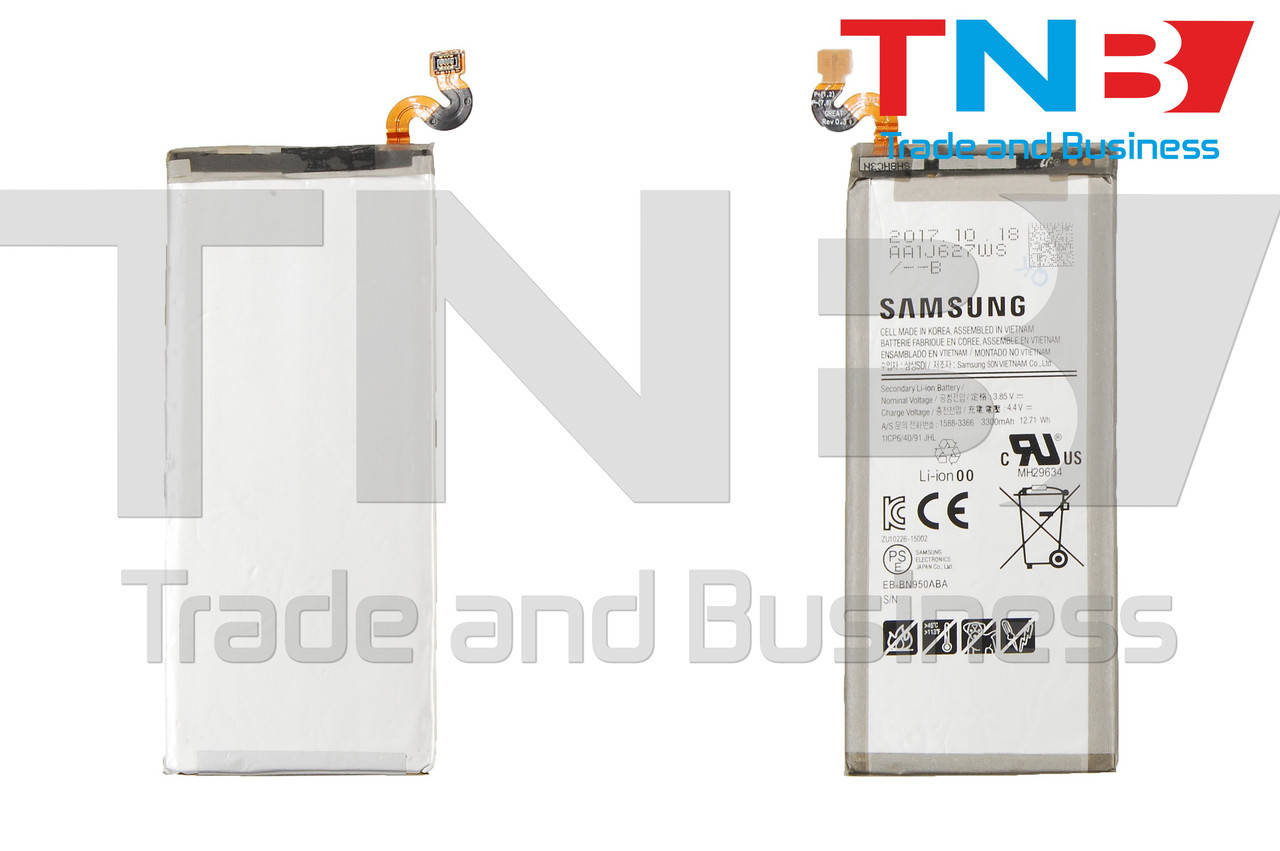 

Батарея SAMSUNG EB-BN950ABE SAMSUNG N950F Galaxy Note 8 Li-ion 3.85V 3300mAh ОРИГИНАЛ