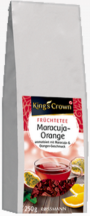 

King's Crown Früchtetee Maracuja-Orange - Фруктовый чай апельсин маракуйя,250 г