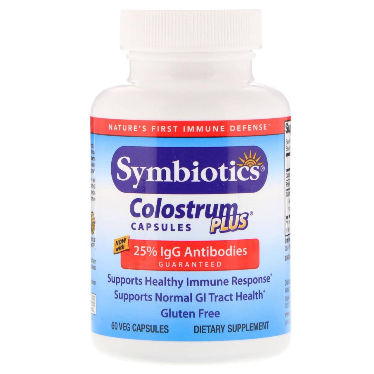 

Symbiotics, Колострум Плюс, 60 капсул