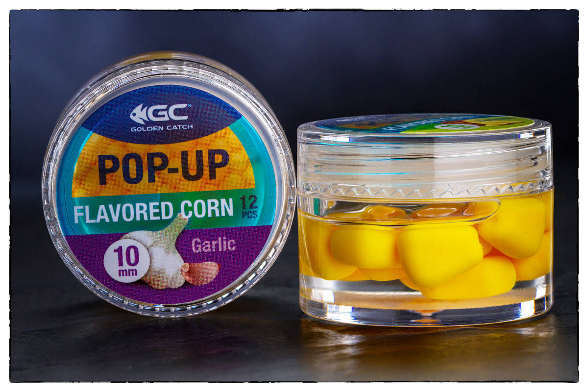 

Силиконовая кукуруза в дипе GC Pop-Up Flavored 10мм Garlic