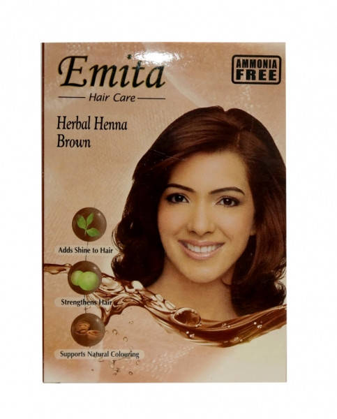 

Коричневая хна для волос 10 гр Brown Hair color Emita