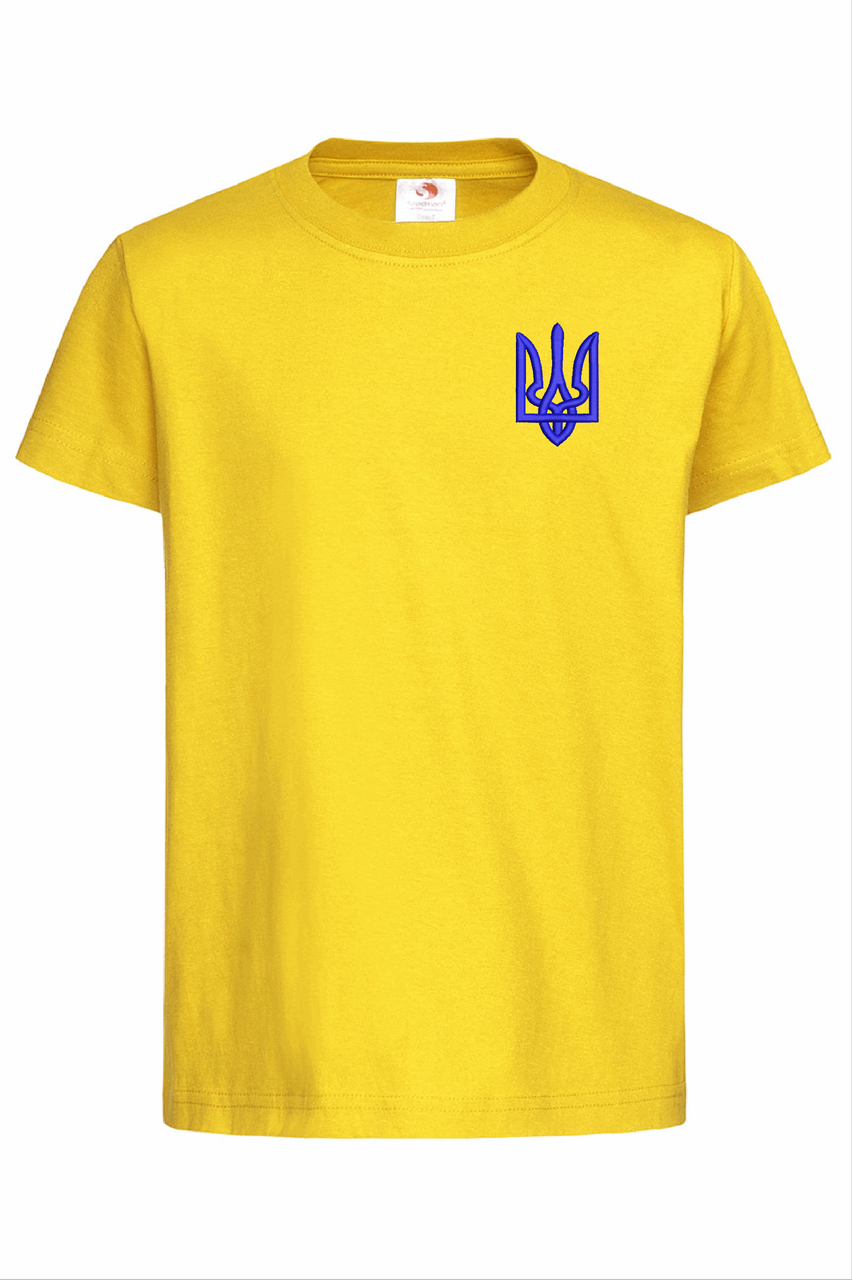 

Чоловіча футболка з вишивкою Тризуб, жовта L