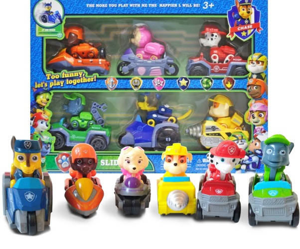 

Щенячий Патруль Игрушки Набор с Машинками, Разные цвета