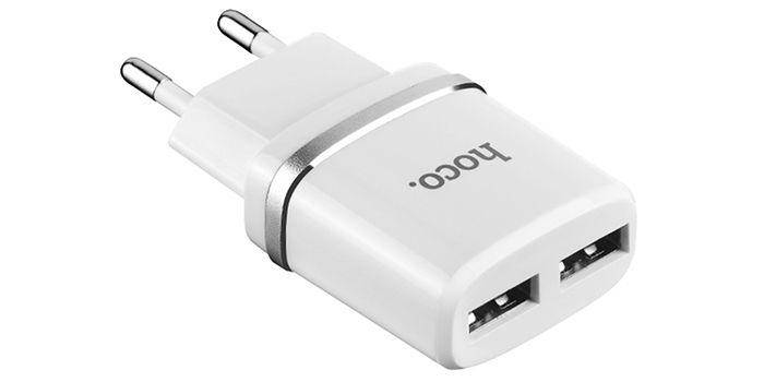 

СЗУ HOCO C12 2,4A2 USB