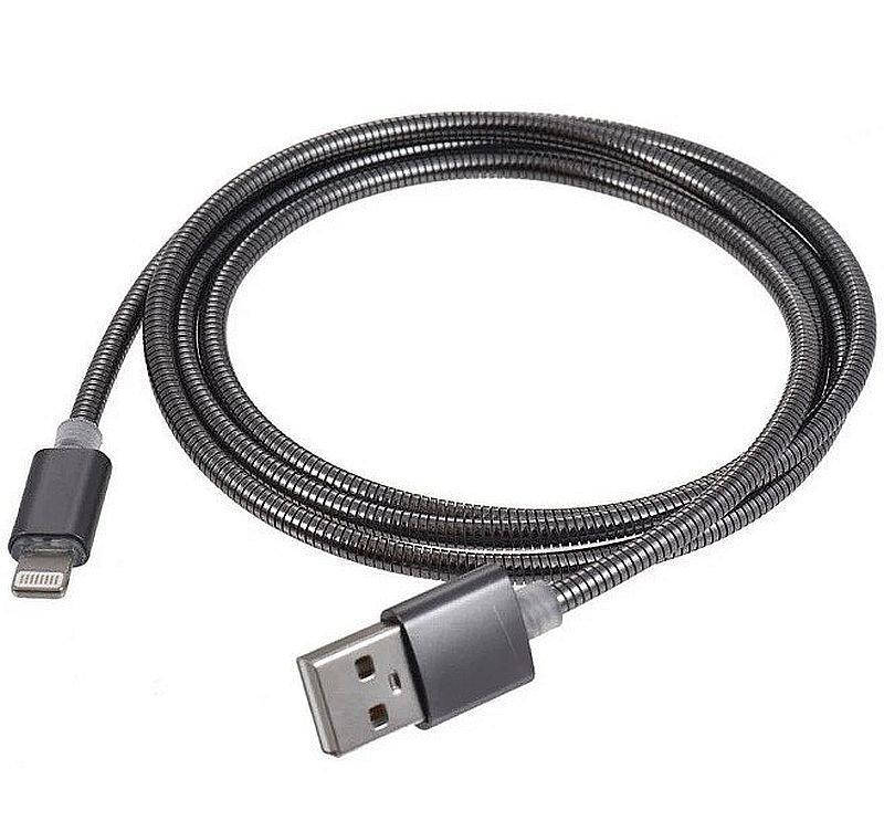 

Кабель Usb iPhone в металлической оплетке, 1 метр