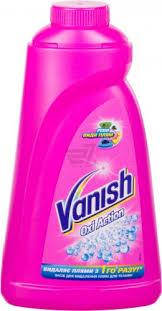 

Плямовивідник Vanish рідкий 1000мл для кольорових тканин