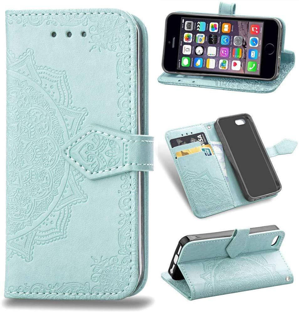 

Чехол Vintage для Iphone 6 / 6s книжка кожа PU бирюзовый