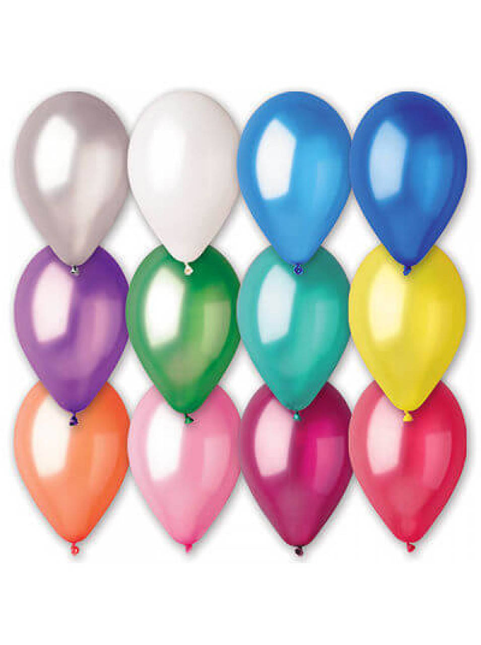 

Шары 11" Металик ассорти