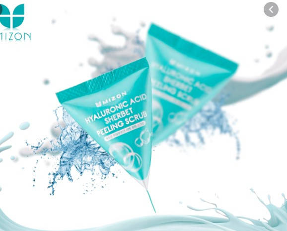 

Гиалуроновый скраб-щербет Mizon Hyaluronic Sherbet Peeling Scrub