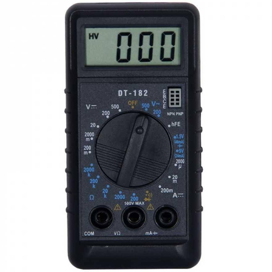 

Мультиметр цифровой DT-182, щупы, тестер