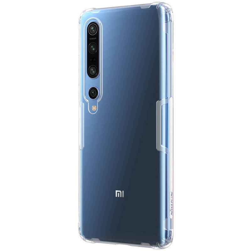 

Чехол Nillkin Nature TPU case для Xiaomi Mi 10 / Mi 10 Pro White, Прозрачный