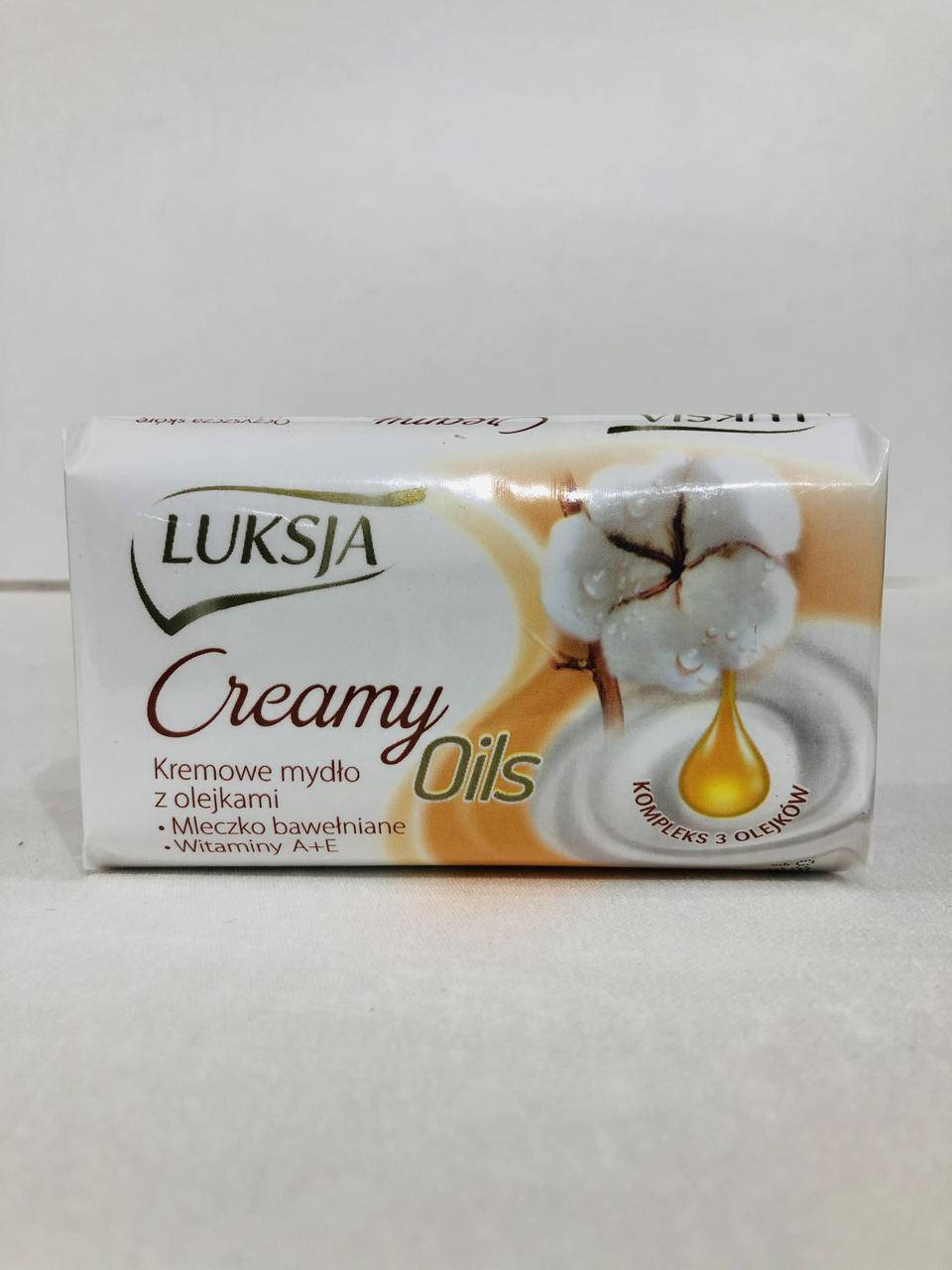 

Крем мило Luksja Creamy mleczko bawelniane 95гр