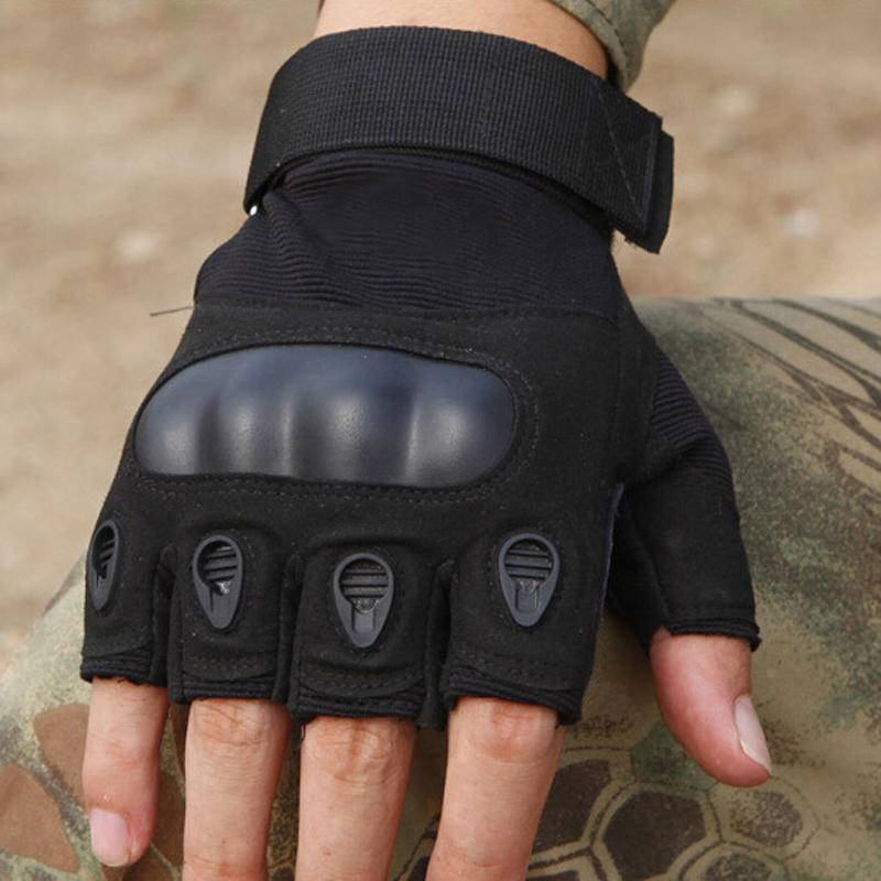 

Тактические перчатки без пальцев армейские, военные!TACTICAL GUARD BLACK
