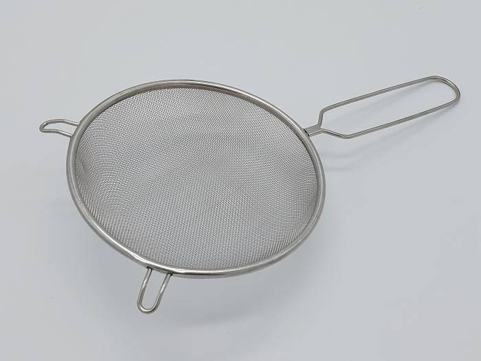 

Сито дуршлаг из нержавейки круглое кухонное с ручкой и двумя крючками L 35 cm D 18 cm