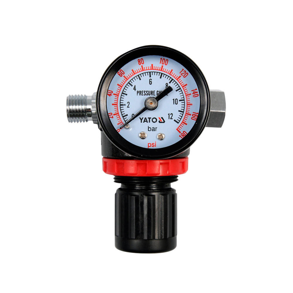 

Клапан редукционный Yato YT-2381 с манометром 1/4" 1,2 MPa