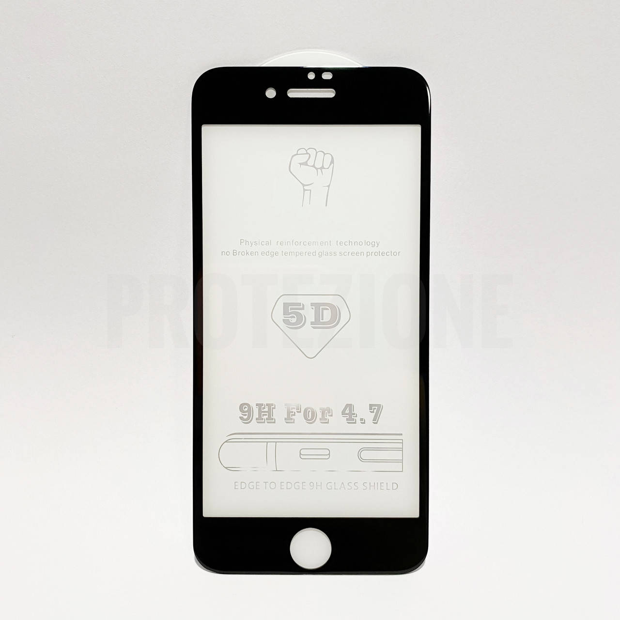

Защитное стекло 5D для айфона iPhone 7 / 8 / SE 2020 - Black, Черный
