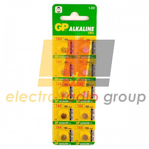 

Батарейка часы GP 164-U10 Alkaline G1, LR620, R60