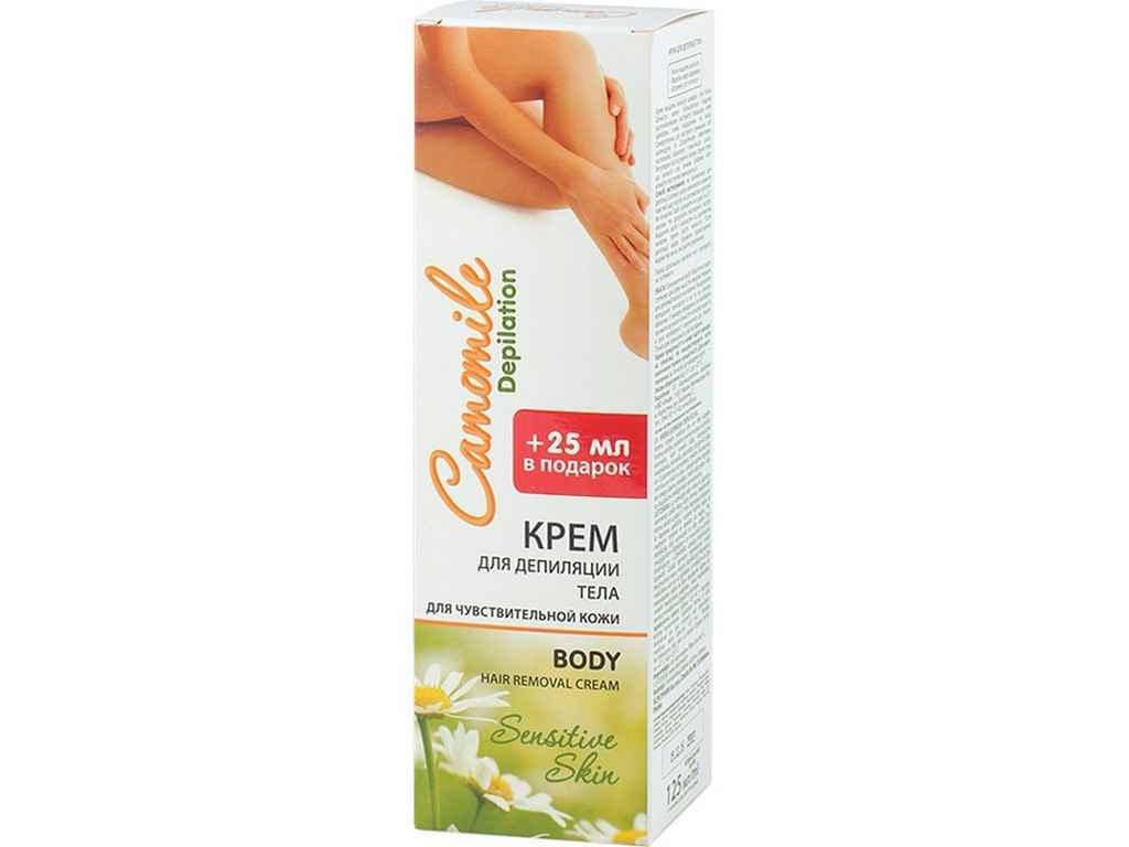 

Крем для депіляції тіла 125мл ТМ CAMOMILE DEPILATION
