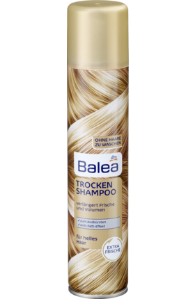 

Сухой шампунь для светлых волос Balea Trockenshampoo helles Haar, 200 мл.