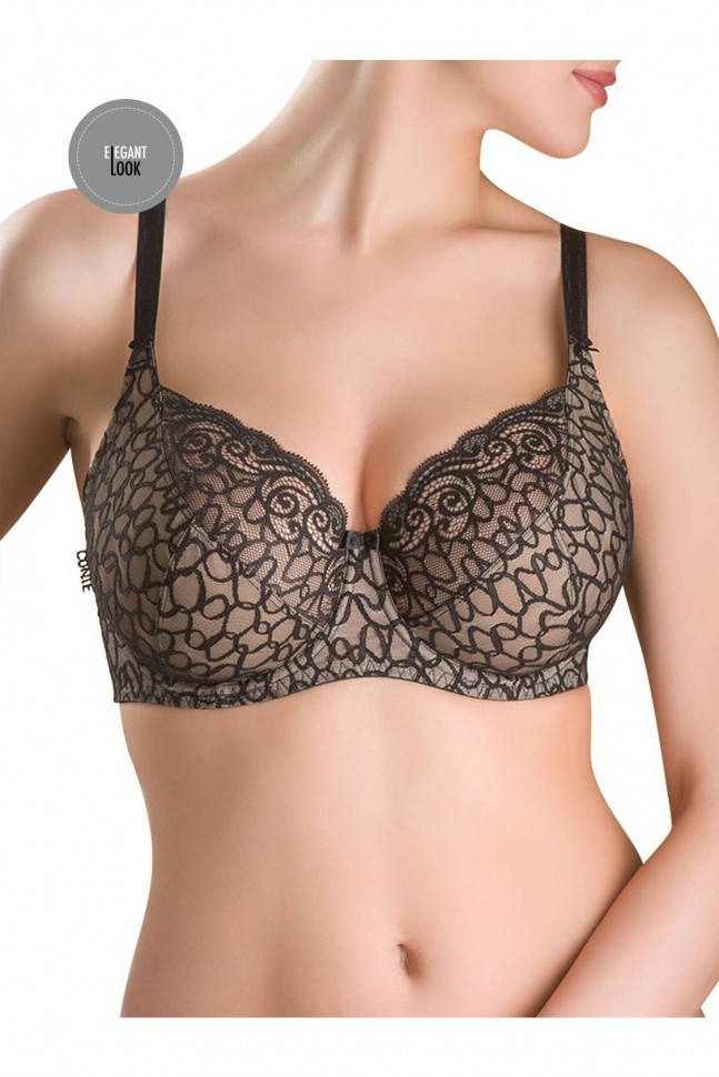 

Бюстгальтер CONTE VOILE RB6088 18С-0035КСП, 95F, черный