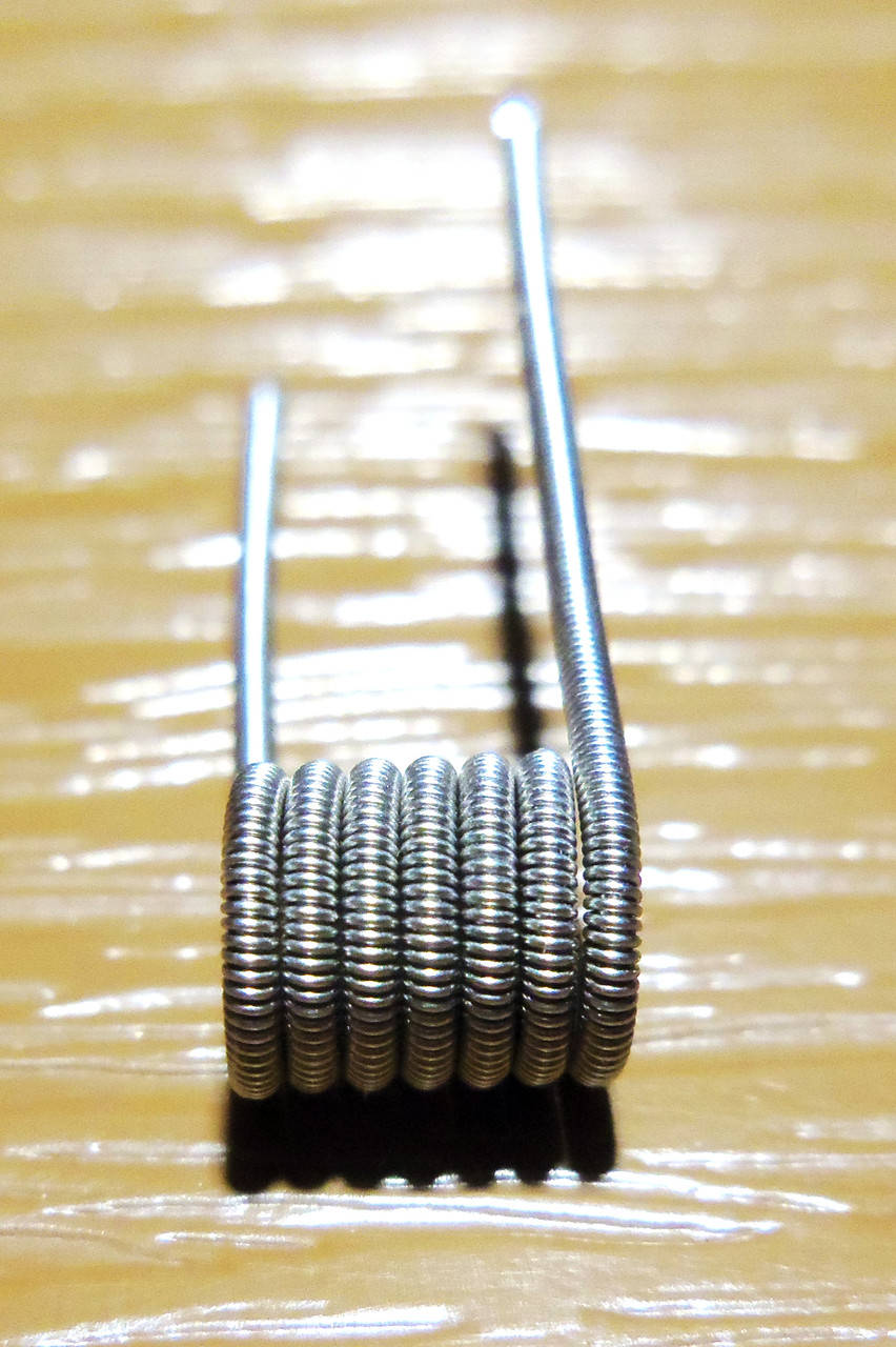 

Спираль Clapton coil Клэптон койл 2.5мм, 8 витков, 0.3мм, 0.2мм, Кантал А1, Кантал А1