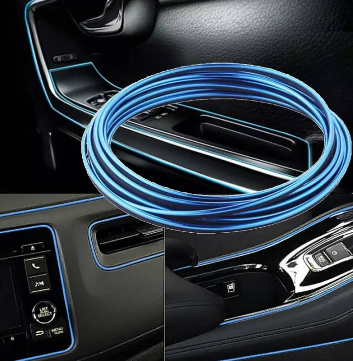 

Молдинг вставной в салон синий 3х5мм - 5м P31