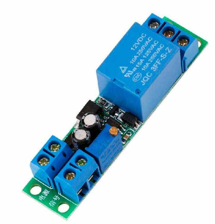 

Модуль реле с регулируемой задержкой 0-25 секунд. Модуль таймера. Таймер задержки регулируемый 0-25 секунд