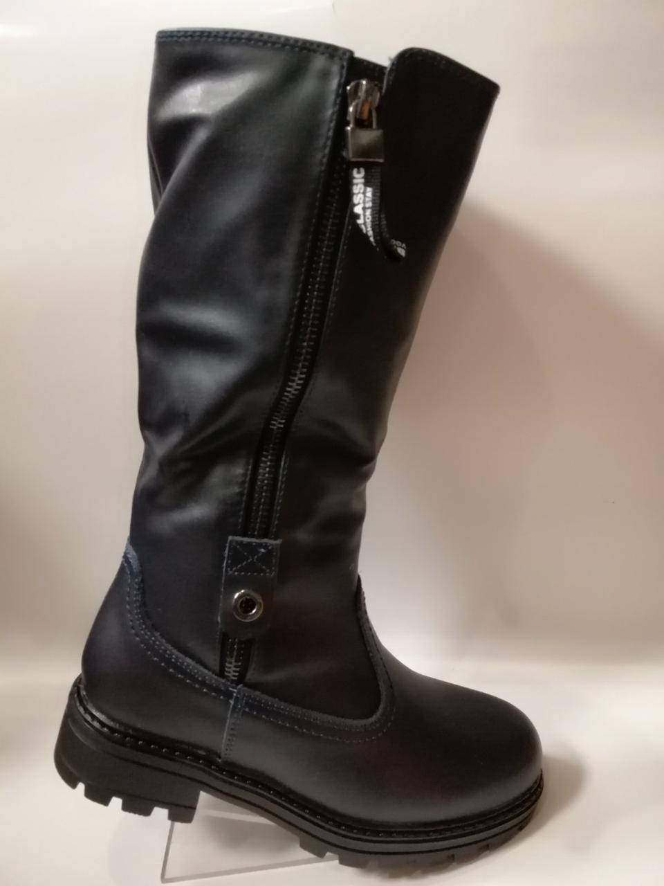 

Зимние сапоги для девочки WeeStep 560558027 DB синие р.37