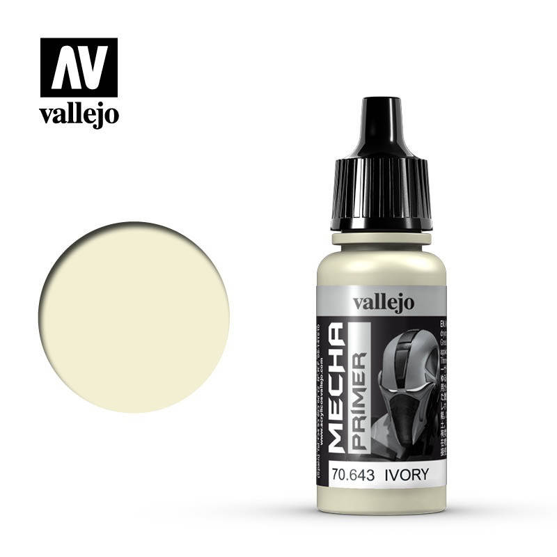 

Акрил-полиуретановая грунтовка Слоновая кость 17 мл. VALLEJO Mecha Color 70643