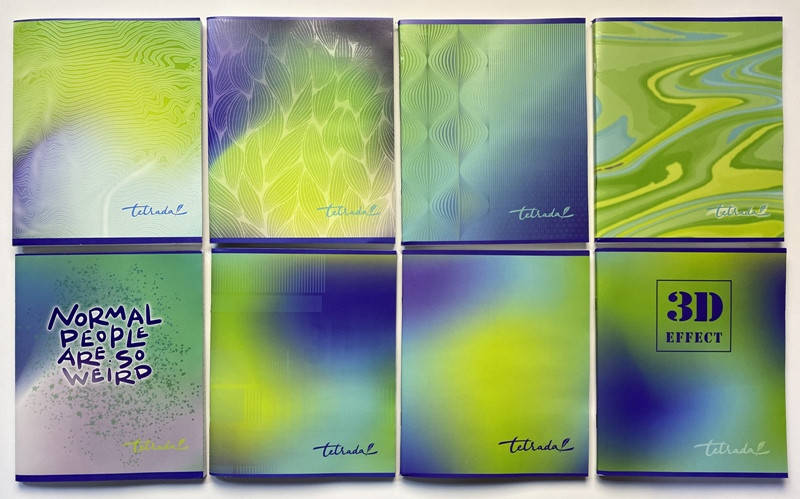 

Тетрадь 96 листов клетка "Тетрада" 3D EFFECT