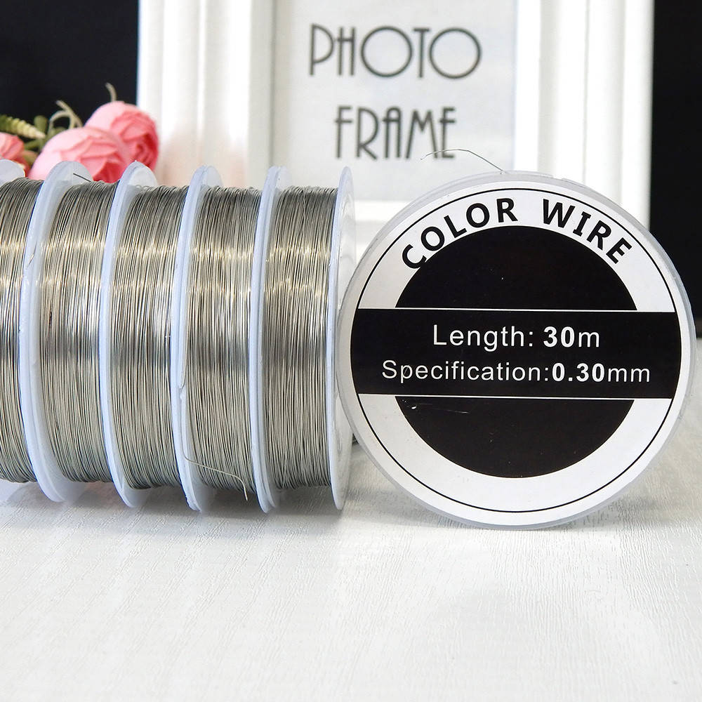 

Проволока 0,3 мм, длина 30 м, серебро