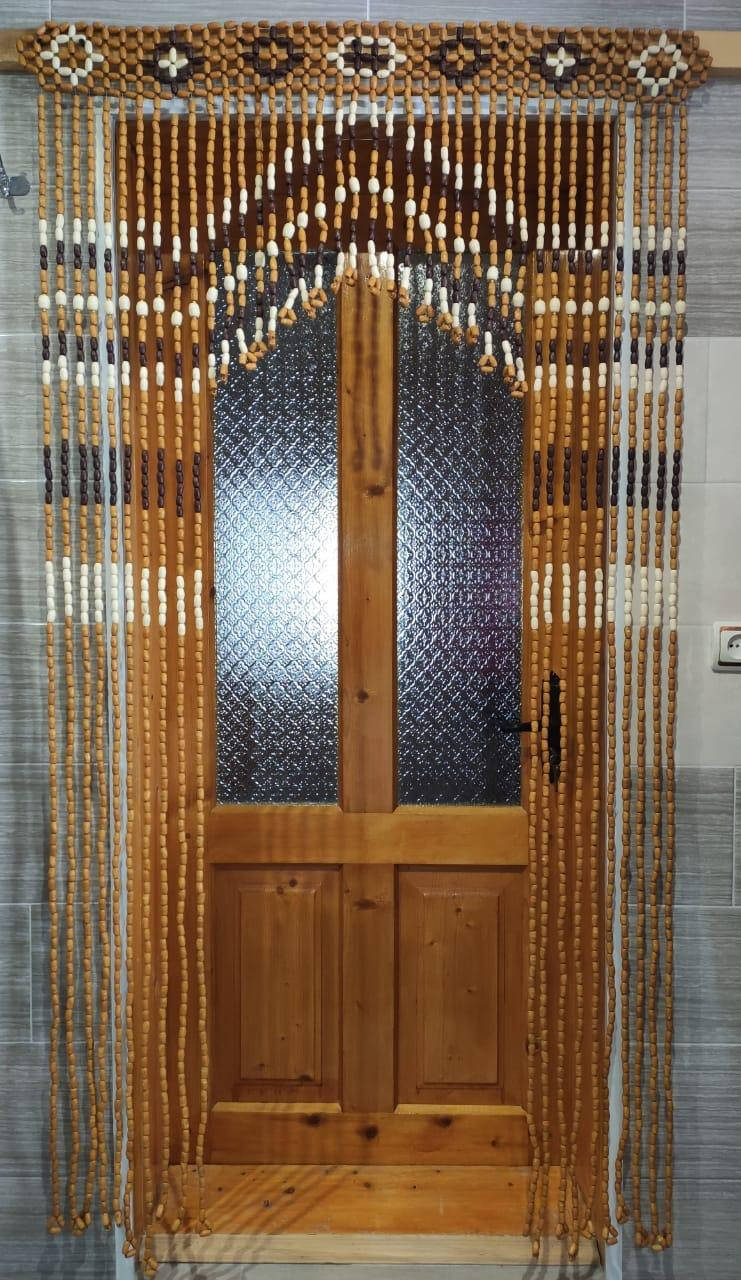 

Деревянные шторы арка Бусы