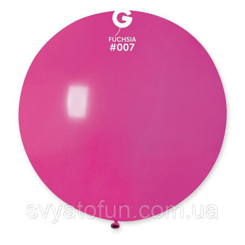 

Латексный воздушный шарик 31" пастель 07 фуксия 1шт Gemar