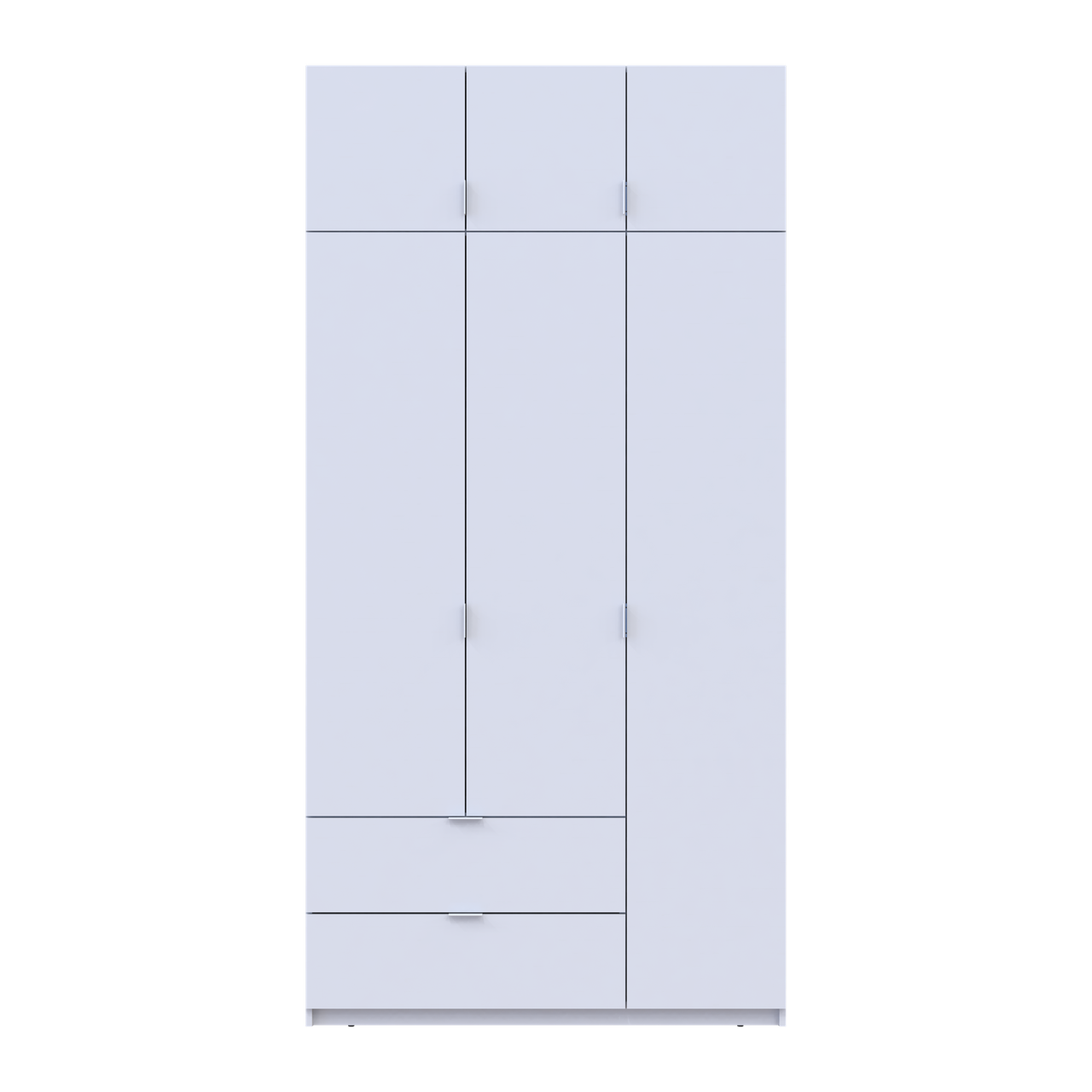 Розпашна Шафа для одягу Doros Лукас Білий 3ДСП 120х50х240 (80737796)
