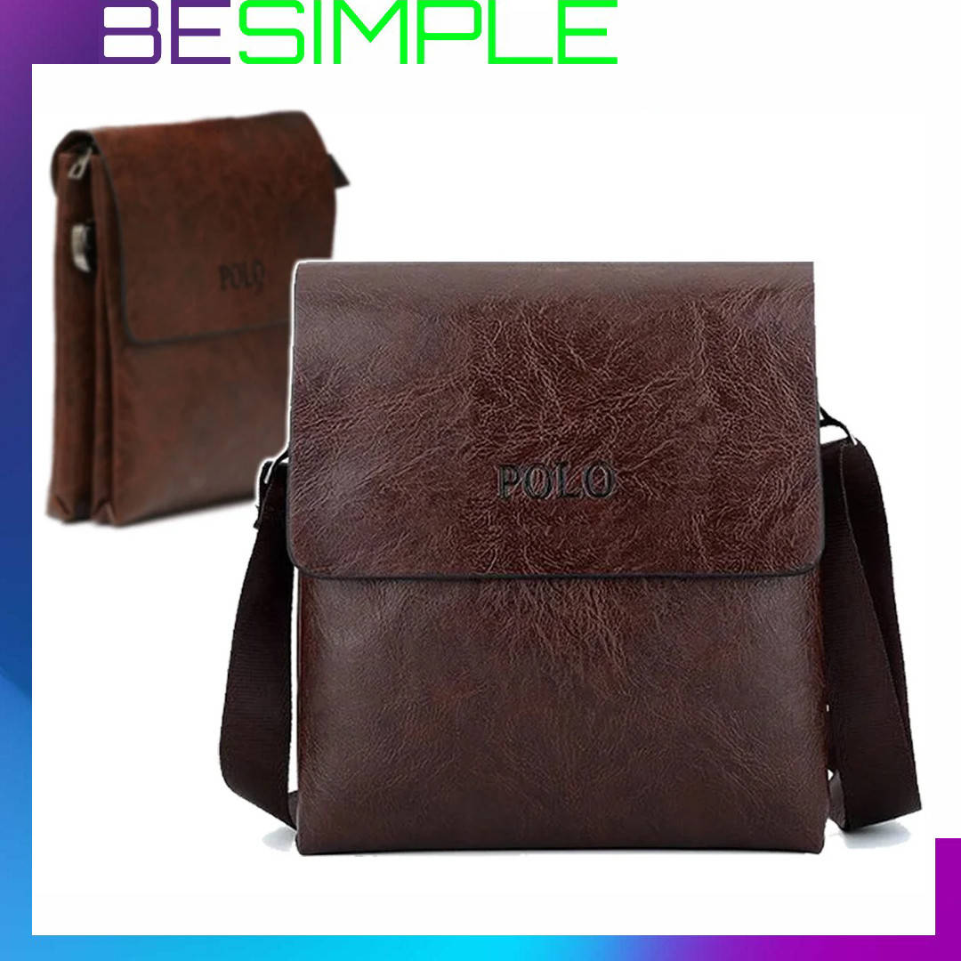 

Сумка через плечо Polo Videng Leather / Мужская сумка / Коричневая, Коричневый