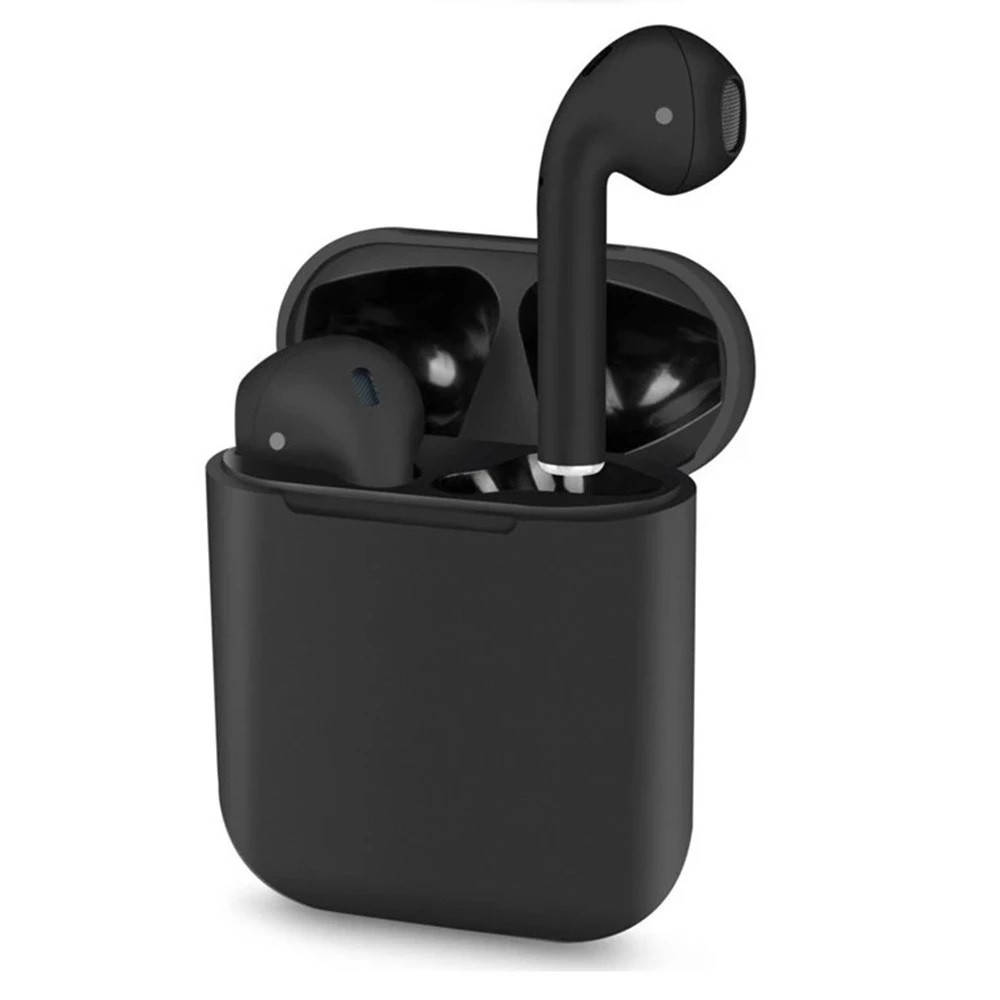 

Беспроводные наушники i12 TWS. Bluetooth наушники. Гарнитура. Оригинал. Цвет черный