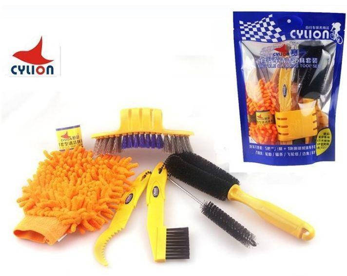 

Комплект для ухода чистки велосипеда P02-04 CYLION щетки мойка набор