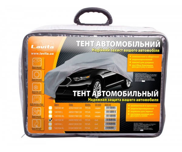 

Тент автомобільний 4х4 peva 440х185х145, сумка LA 140104M
