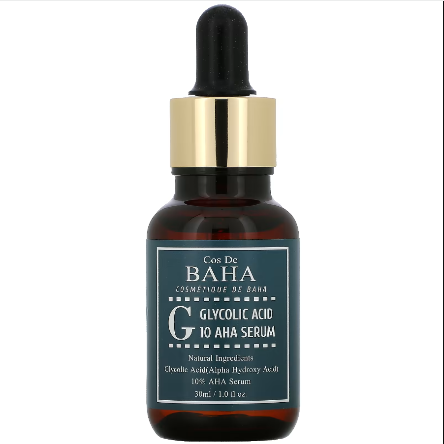 

Сыворотка c гликолевой кислотой для проблемной кожи Cos De Baha Glycolic Acid 10 AHA Serum
