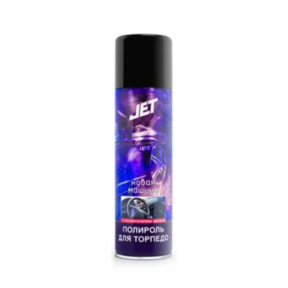 

Полироль для торпедо JET новая машина 200 мл