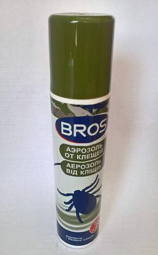 

Брос/ BROS средство аэрозольное от клещей, 90 мл — для длительной защиты от клещей